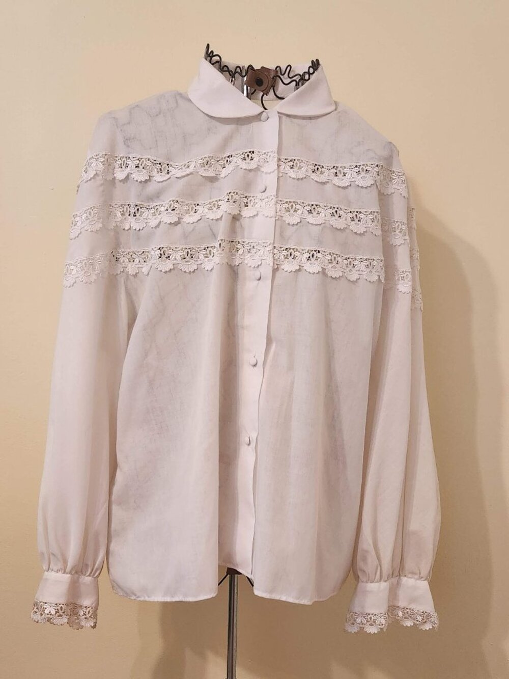 Vintage Italian Peter Pan Blouse
